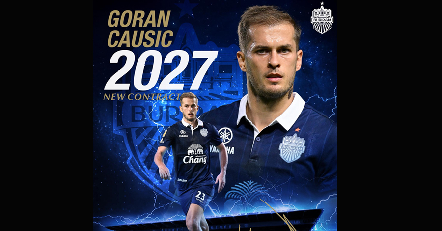 บุรีรัมย์ ยูไนเต็ด ต่อสัญญา โกรัน เคาซิช ถึงปี 2027 เป็นที่เรียบร้อย